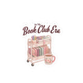 Book Club Era Vinyl Sticker — Cozy Rolling Cart & Floral Mug Kiss-Cut Decal